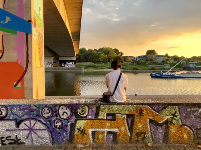 Rijnbrug Grafitti