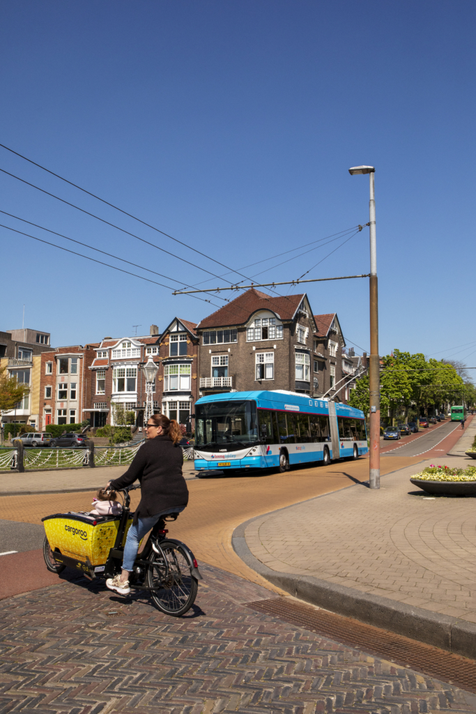 Trolley en bakfiets veraf